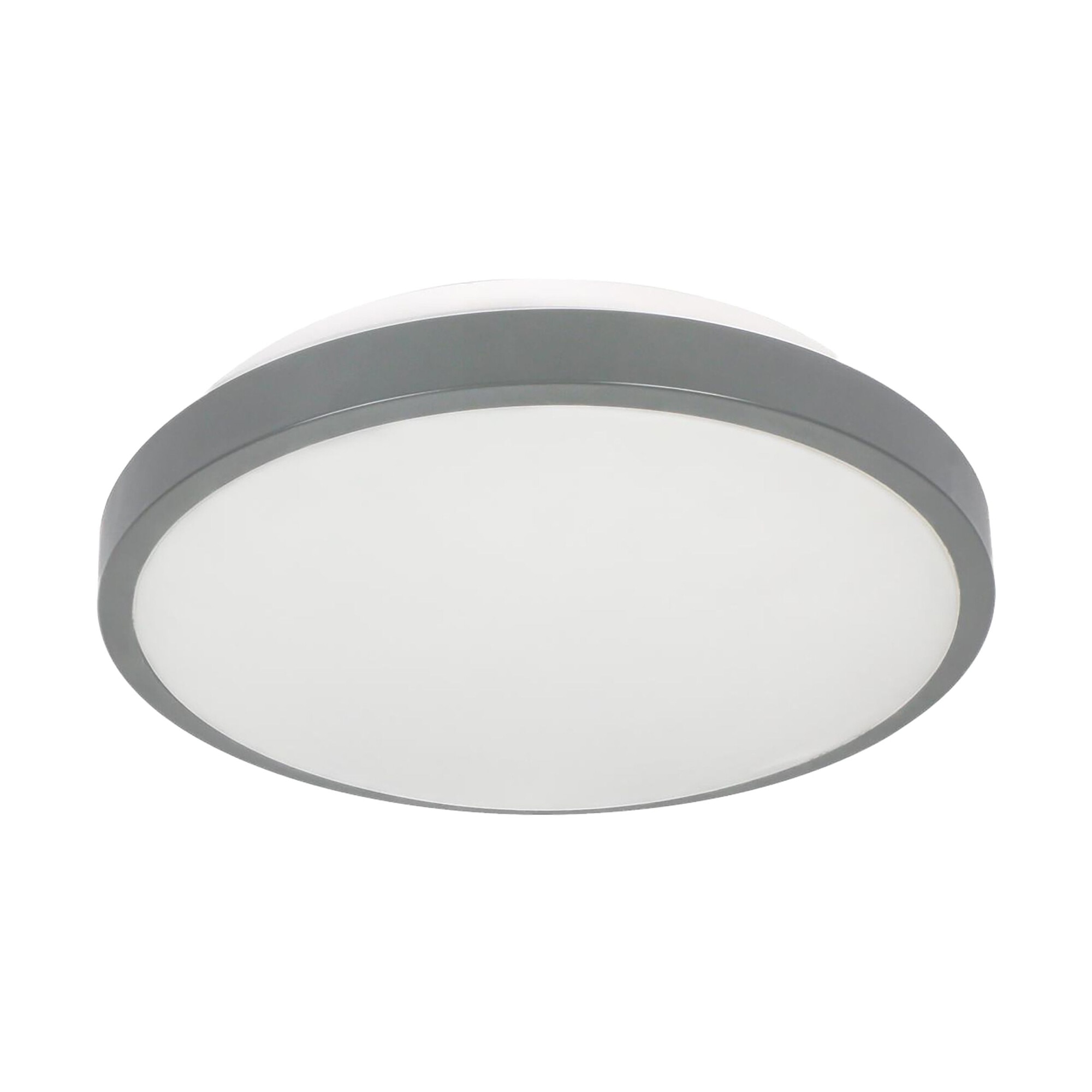Plafoniera VIRONE SELENE CL/2XE27-10MV/G, 2xE27, max. 2x60W, senzor de miscare, IP54, IK07, metal/plastic, gri