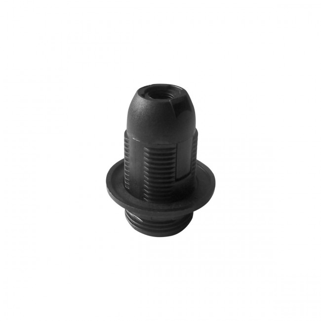 Dulie bec E14 cu guler, Orno, Termoplastic, Negru