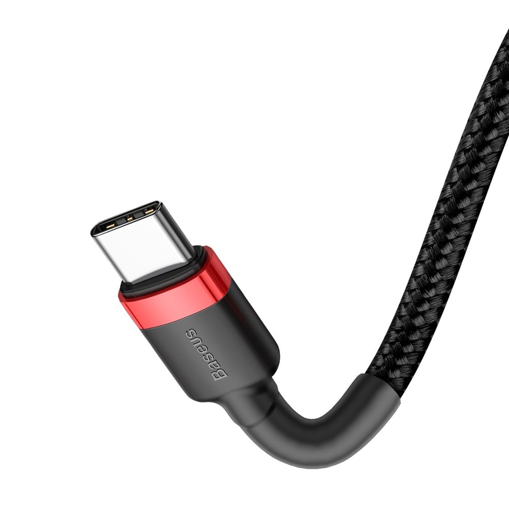 Cablu Type-C la Type-C, Elite Content, Fast Charging, 60W, 20V, 3A, 1m, I14, Alumix, Baseus Cafule CATKLF-G91