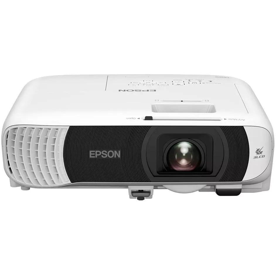 Videoproiector Epson EB-FH18, Full HD, 4100 lumeni, WIFI, 3LCD, Apple AirPlay 2, 2x HDMI, Difuzor 16W, Alb