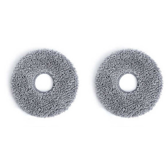 Set 2 rezerve de mop lavabil Ecovacs compatibil cu aspirator Deebot T30/T30S, Gri