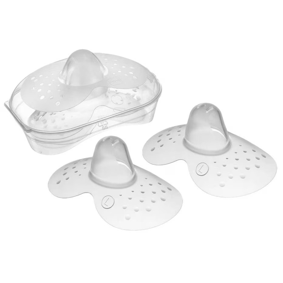 Set 2 protectii din silicon pentru mameloane, marimea L, MAM 832000, Transparent