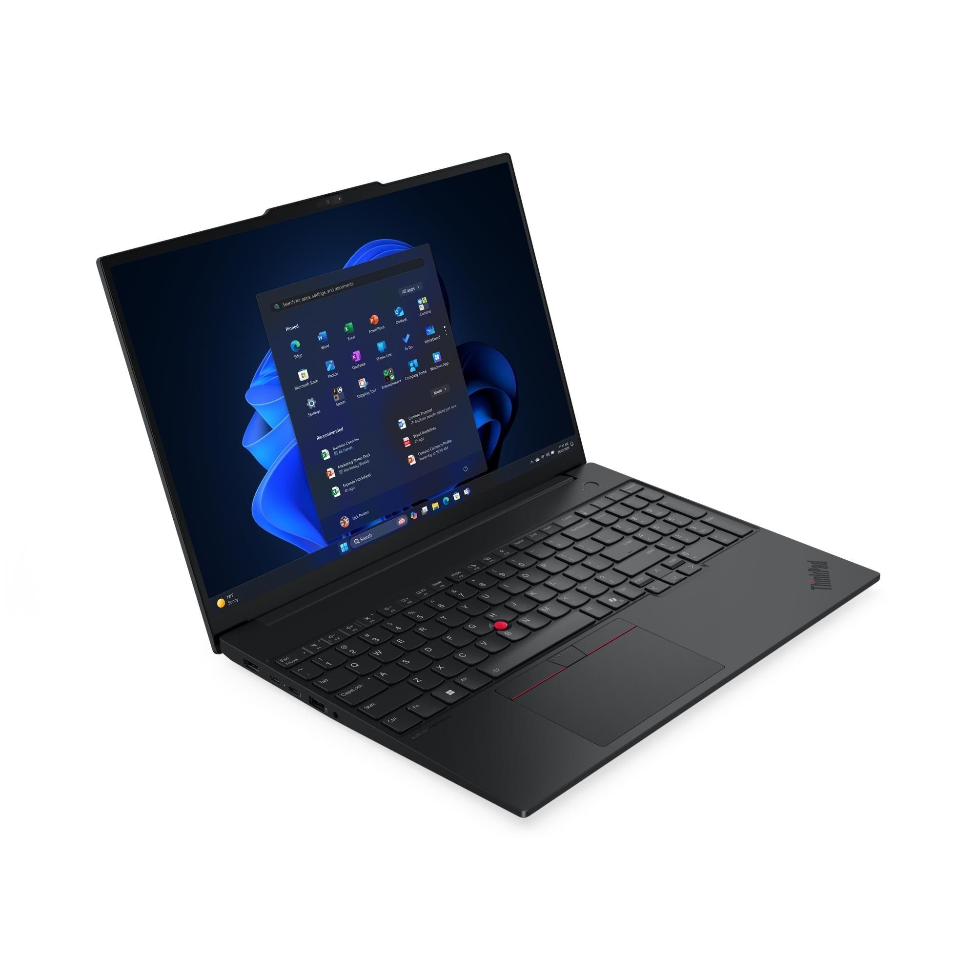 Laptop Lenovo ThinkPad E16 G3 21SR004KRI, 16 inch 1920 x 1200, Intel 255H 16 C / 26 T, 2.5 GHz - 5.1 GHz, 24 MB cache, 28 W, 16 GB DDR5, 512 GB SSD, Intel Arc 140T, Fara sistem de operare