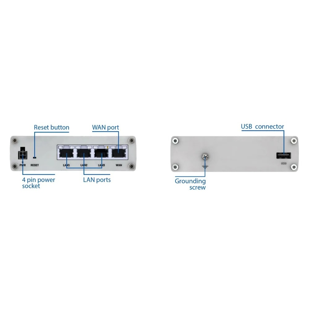 Teltonika RUTX08 router cu fir Gigabit
