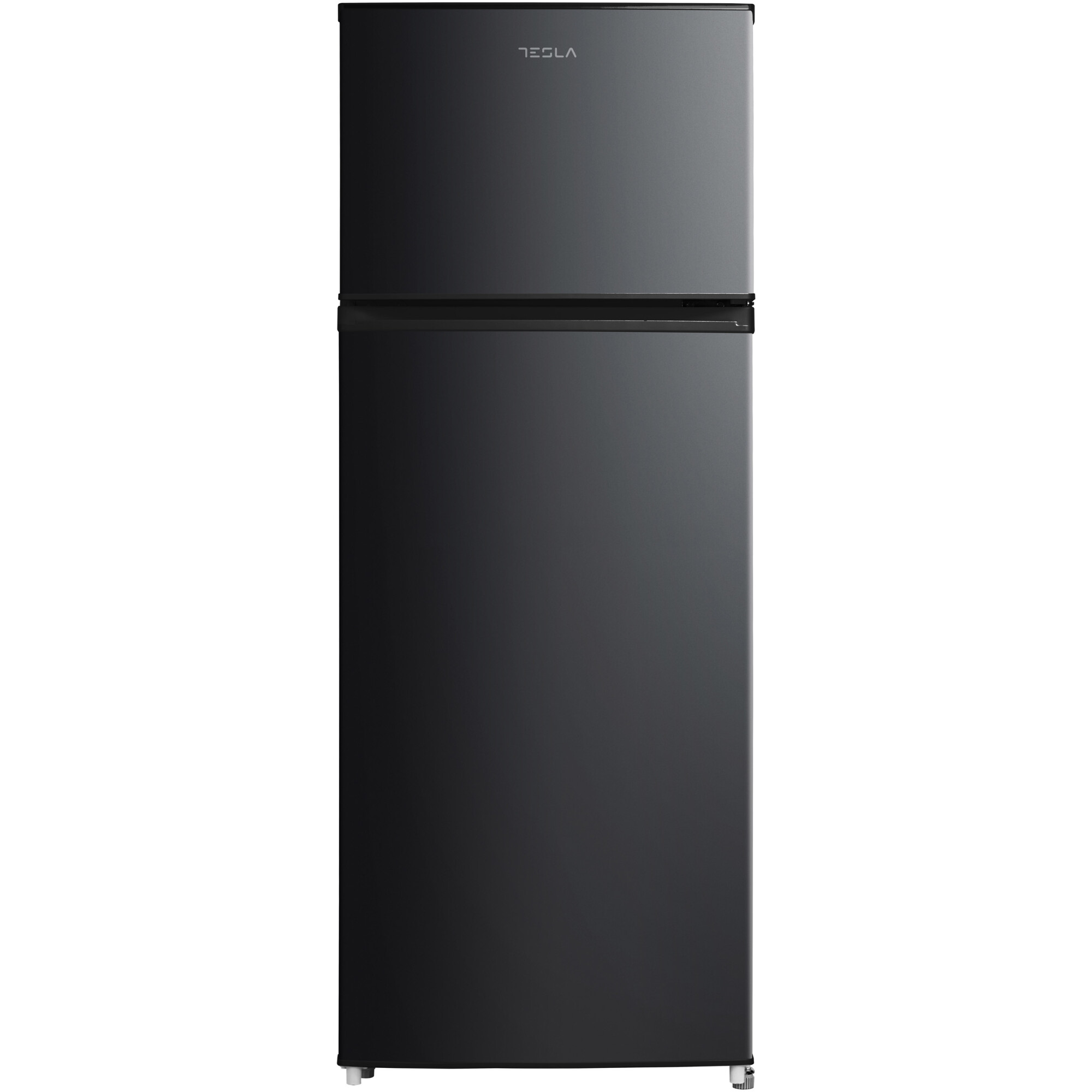Frigider cu doua usi Tesla RD2100MBE, 207 l, Iluminare LED, Clasa E, Usi reversibile, H 143 cm, Negru