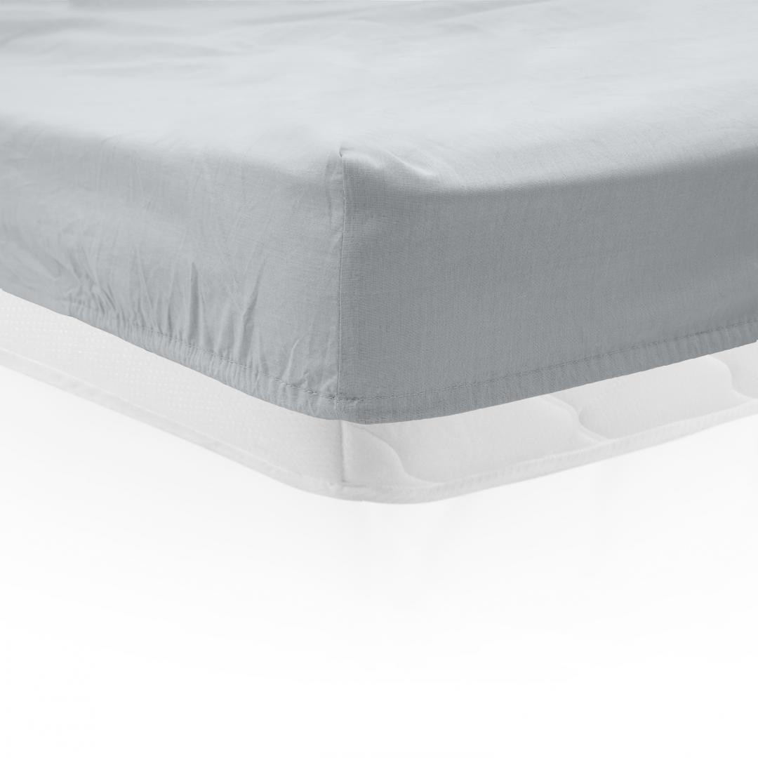 Cearceaf cu Elastic Heinner 180x200 cm Gri
