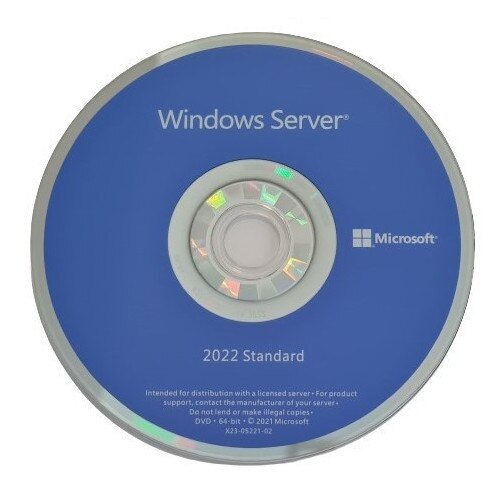 Windows Server Standard 2022 64bit English DSP DVD 2 CPU