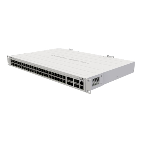 Management Switch, 48 x Gigabit, 4 x 10G SFP+, 2 x 40G QSFP+, Mikrotik CRS354-48G-4S+2Q+RM