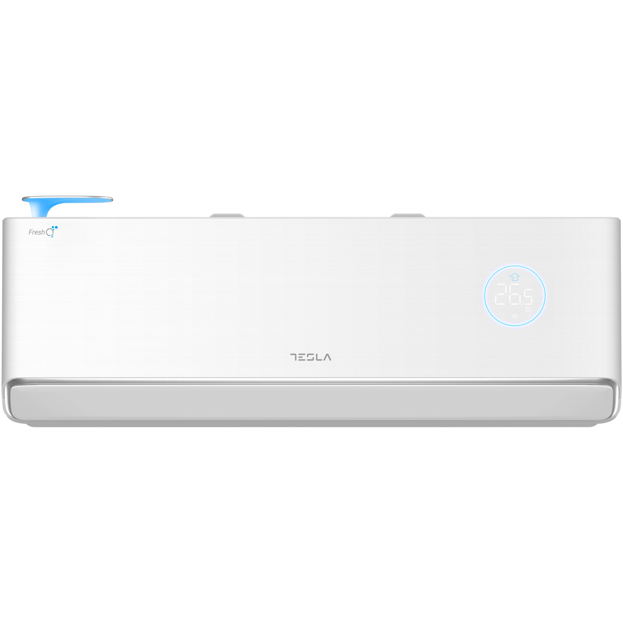 Aparat de aer conditionat Tesla Virtuoso 12000 BTU WI-FI, functie I Feel, Filtru lavabil, , flux aer 3D, Lampa UV, HEPA filter, Fresh O2, TT37AF, alb