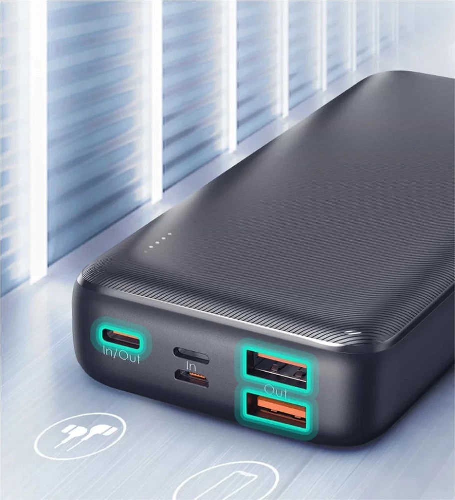 Acumulator Extern Aukey PB-N74S 20000mAh 20W PD 22,5W SCP Negru